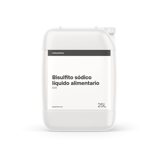 [PFFbiso25] Bisulfito sódico 25% (garrafas de 25 Kg)